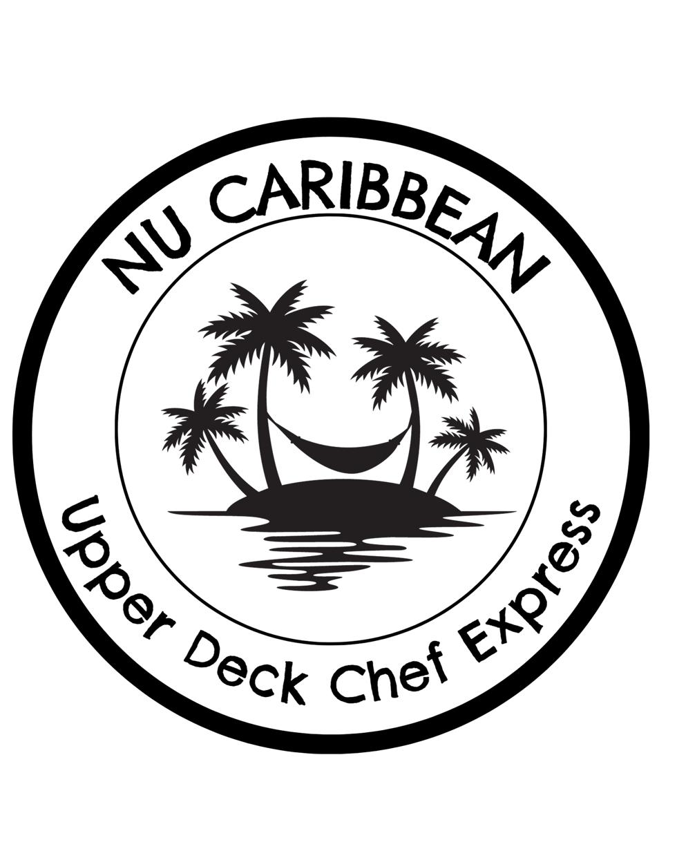 NU Caribbean and Upper Deck Chef Express badge logo